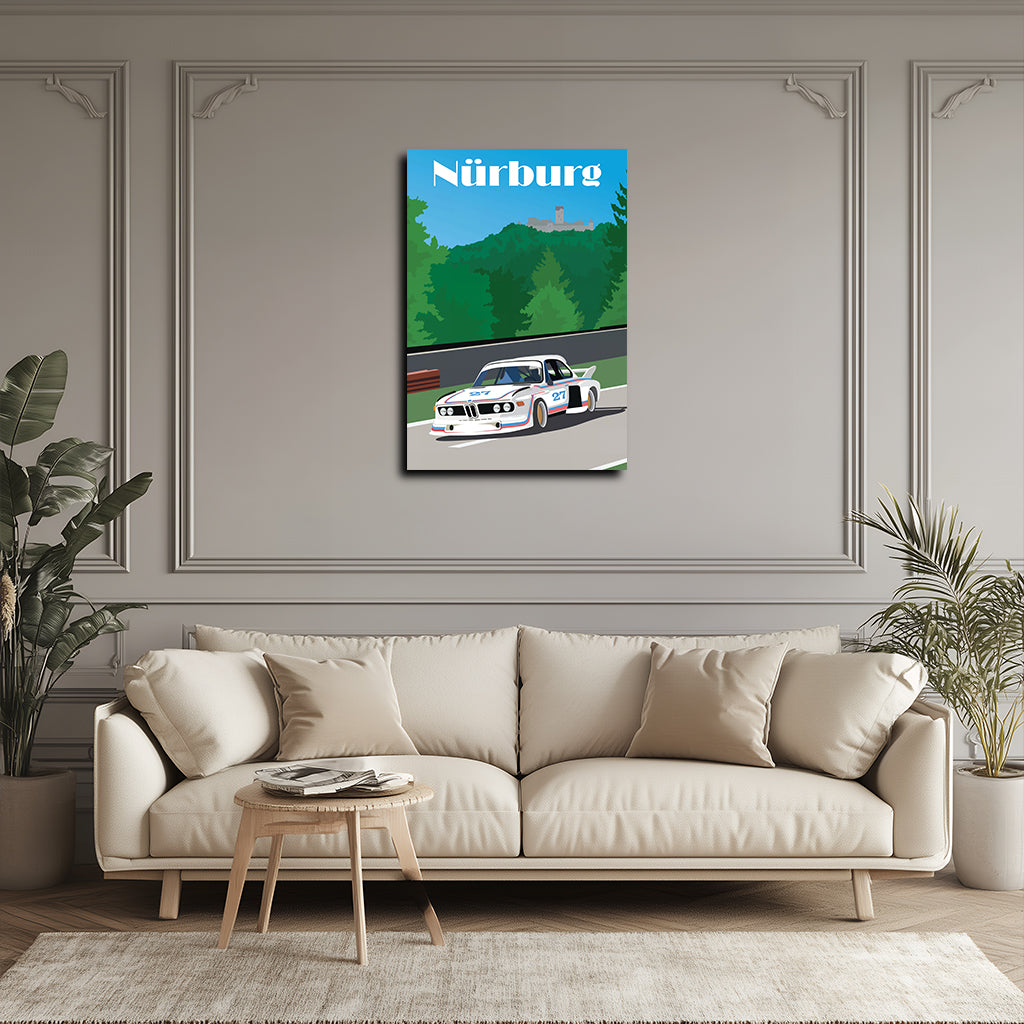 ב.מ.וו | יצירות אמנות של BMW CSL 27 מאת @Bigrawstudios