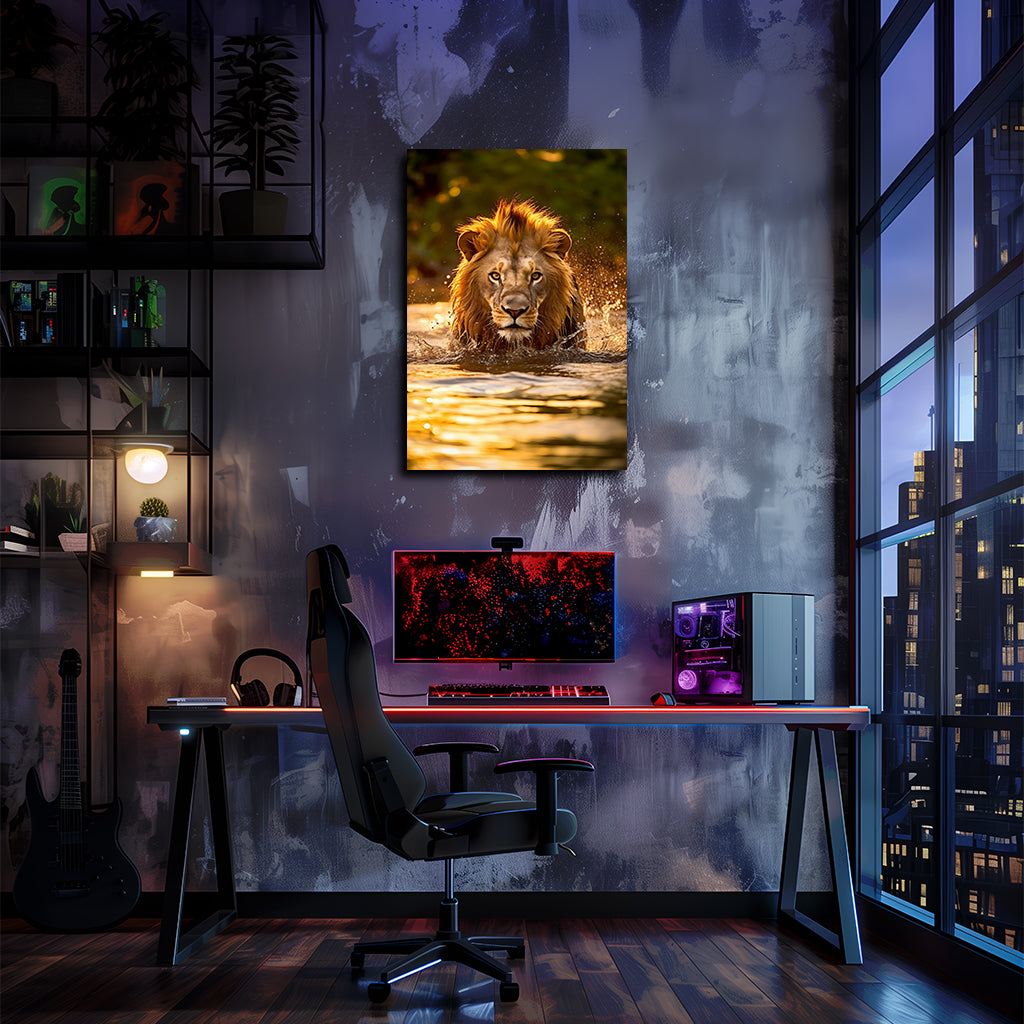 טבע | אמנות אריה מאת @leinwandbild24