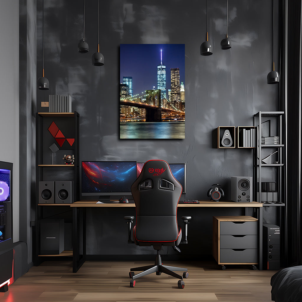 ערים | יצירות אמנות של גשר ברוקלין מאת @leinwandbild24