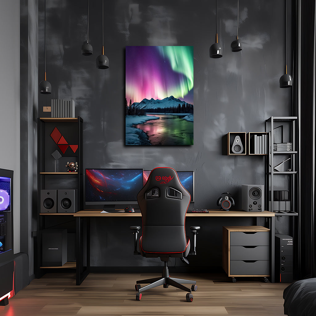 טבע | יצירות אמנות של הזוהר הצפוני מאת @leinwandbild24