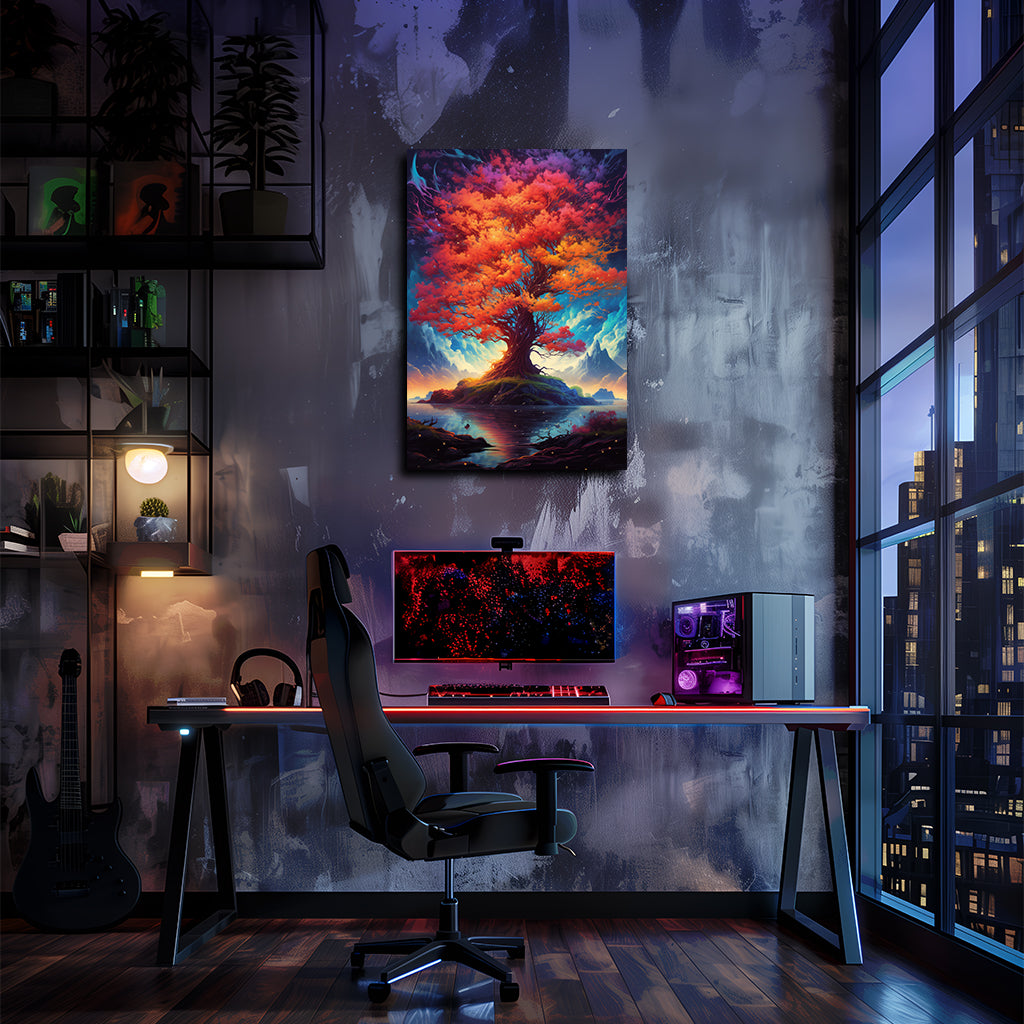 טבע | יצירות אמנות של עץ גדול מאת @leinwandbild24