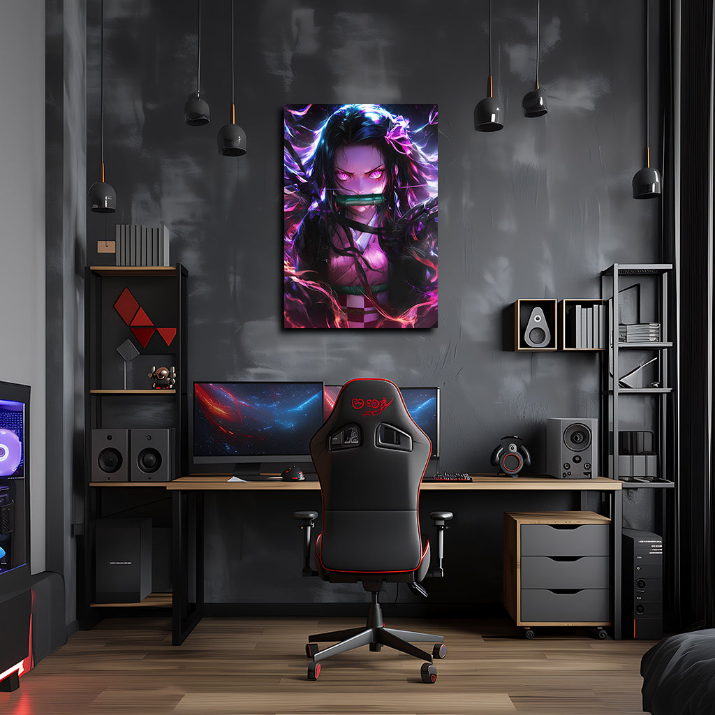 קוטל השדים | יצירות אמנות של Nezuko מאת @faissal_thomas