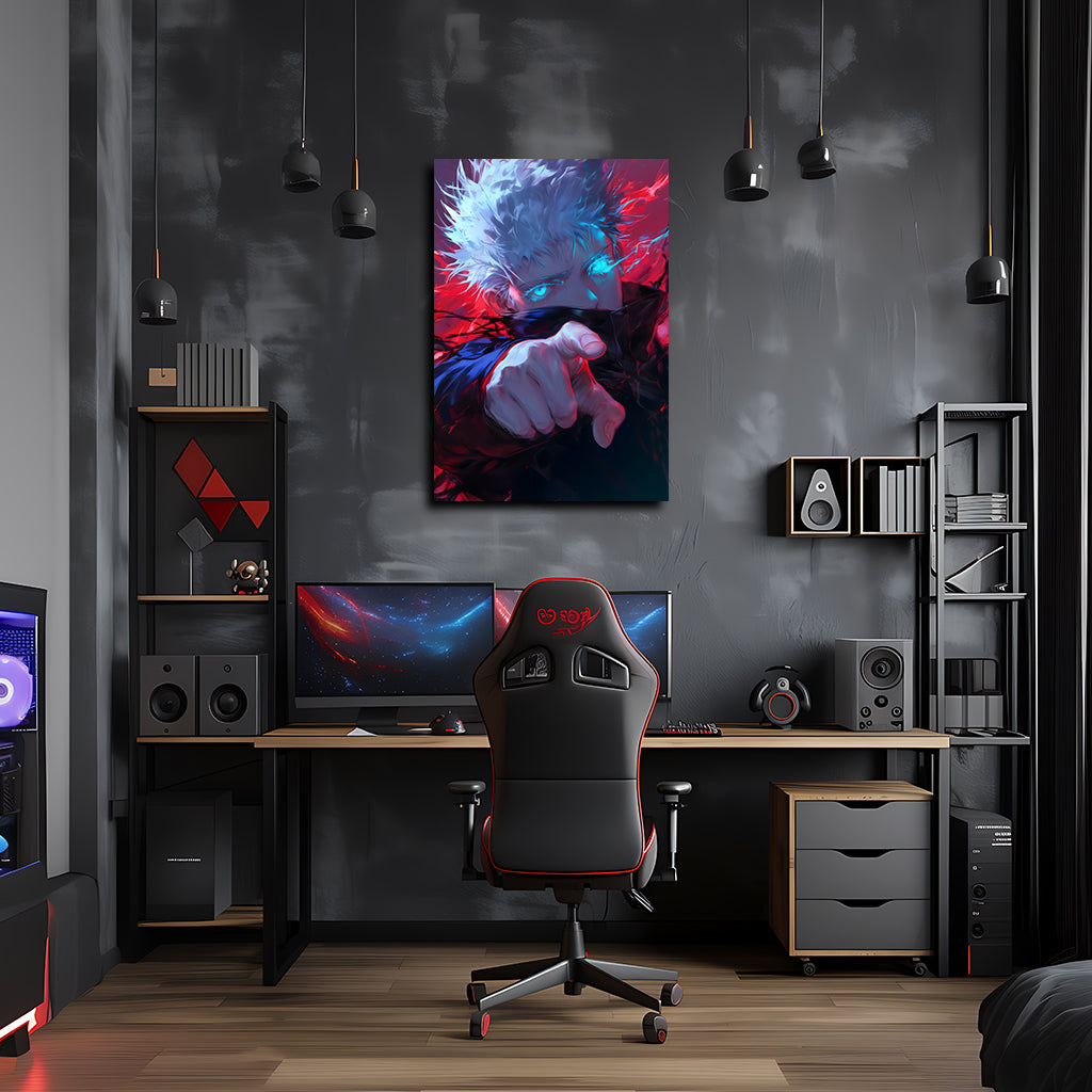 Jujutsu Kaisen | יצירות אמנות Satoru Gojo מאת @smitwalljourney