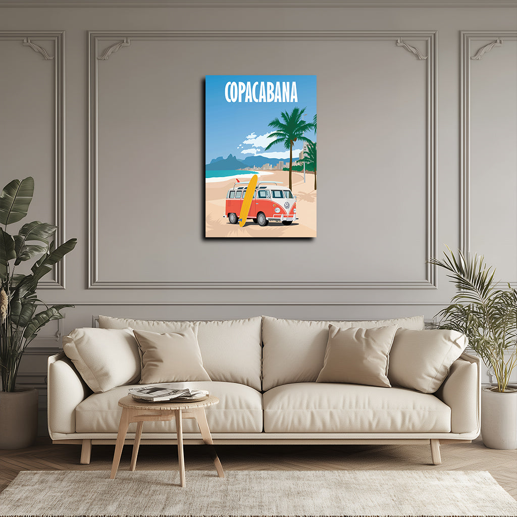 פולקסווגן | VW VAN יצירות אמנות מאת @Bigrawstudios