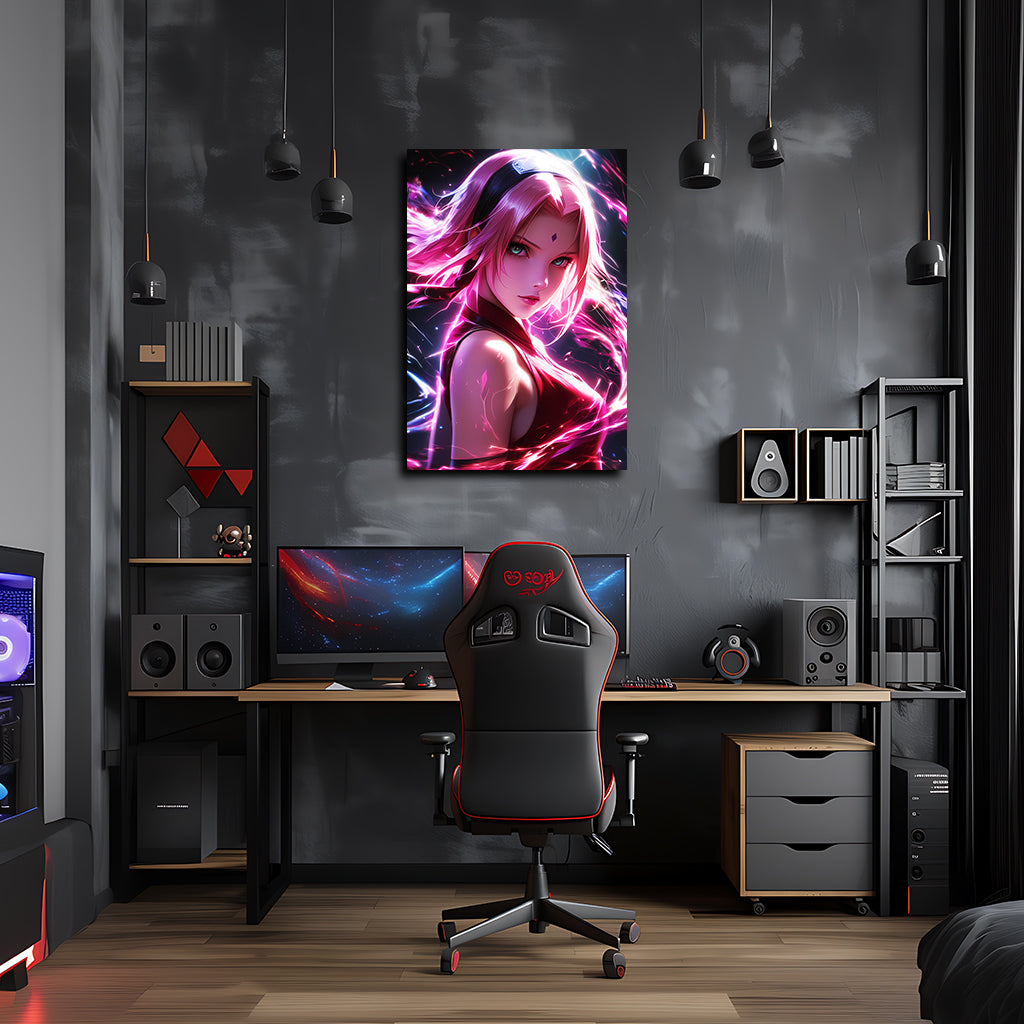 נארוטו | יצירות אמנות של סאקורה מאת @faissal_thomas