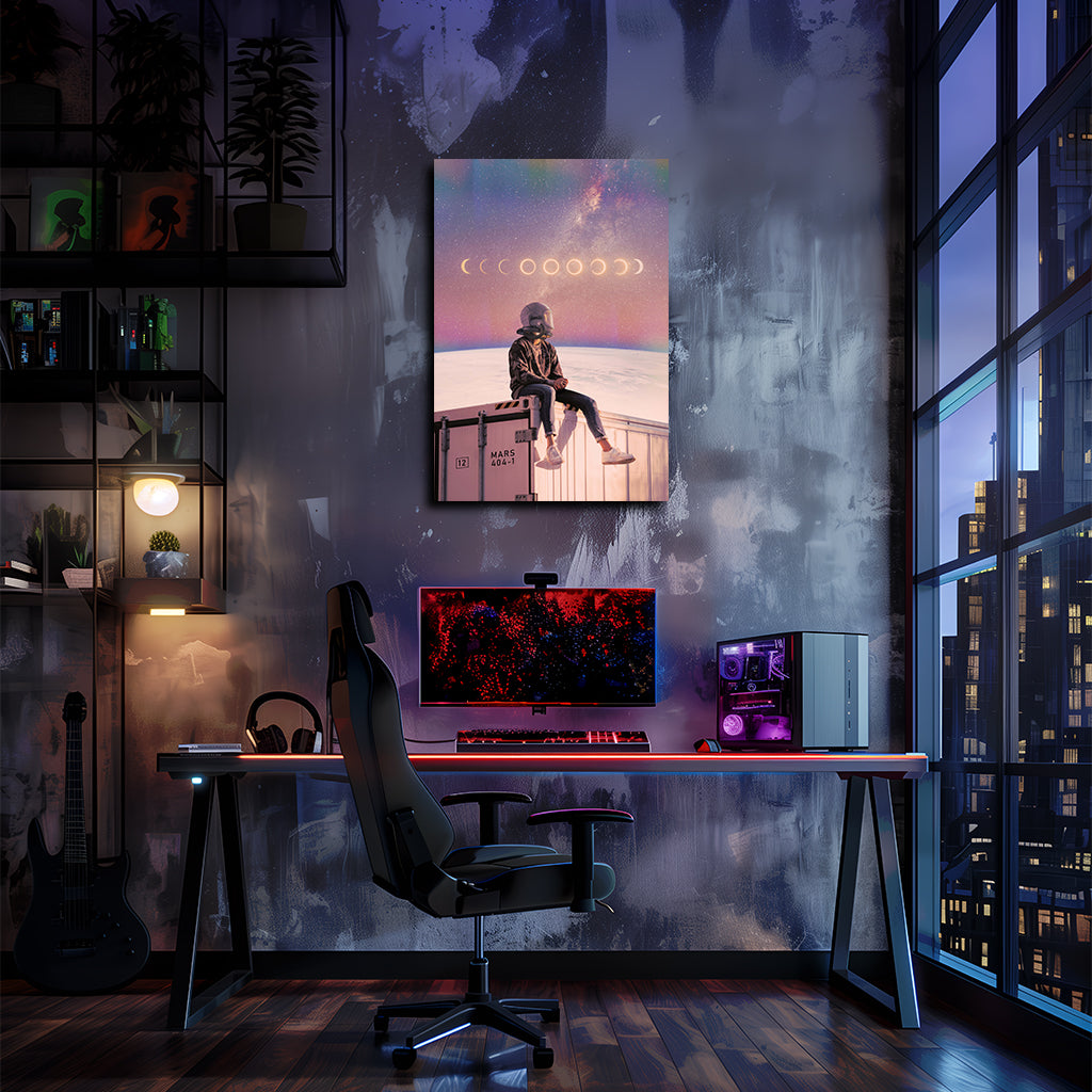 חלל | יצירות אמנות של קולאז' חלל מאת @snd_studi0