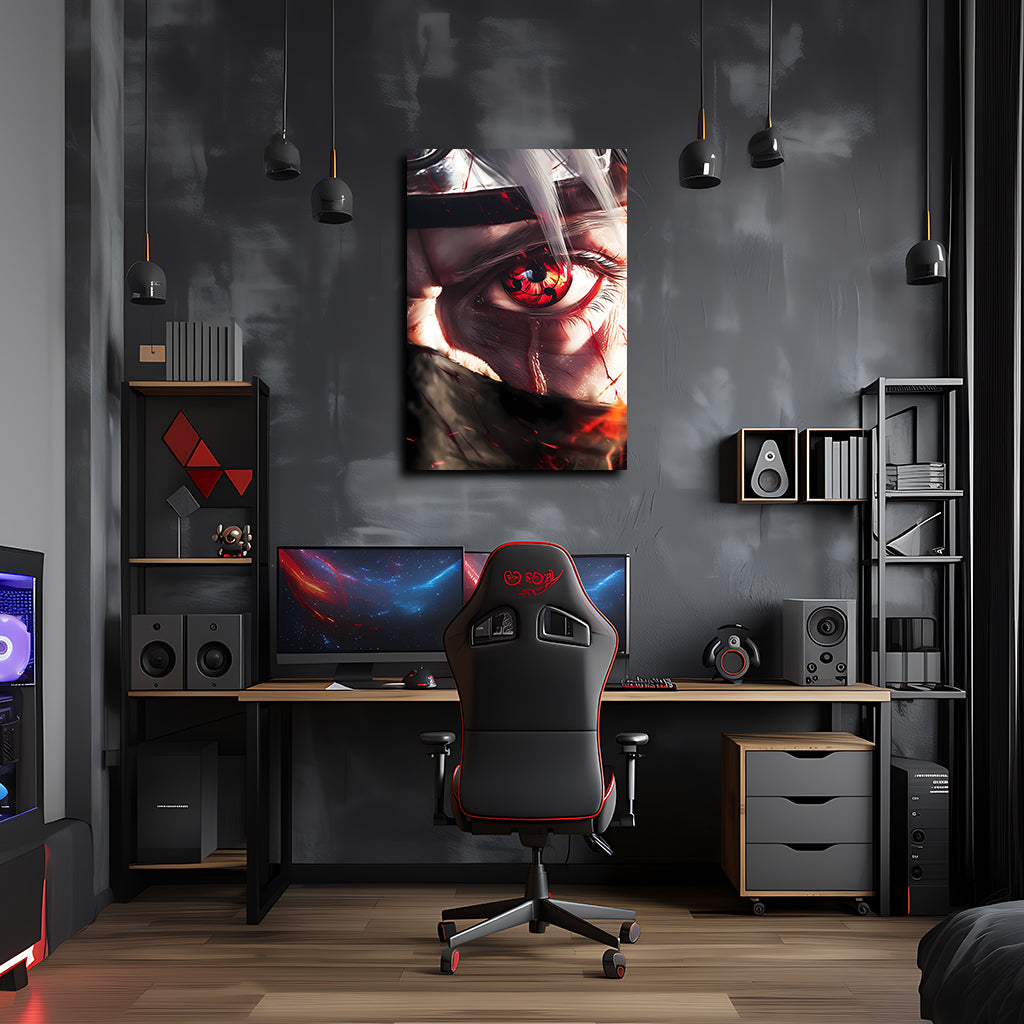 נארוטו | יצירות אמנות של Kakashi Sharingan מאת @faissal_thomas