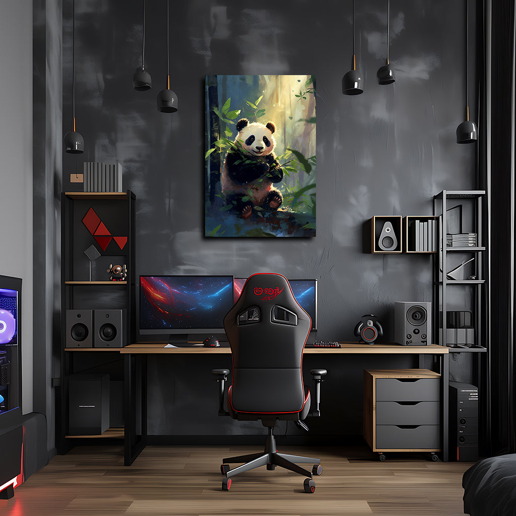 טבע | יצירות אמנות של פנדה מאת @leinwandbild24