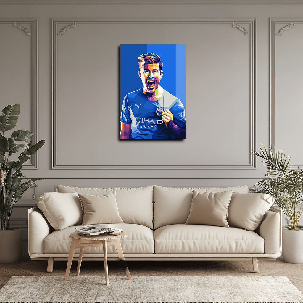 מנצ'סטר סיטי | יצירת אמנות של De Bruyne מאת @gil_topann