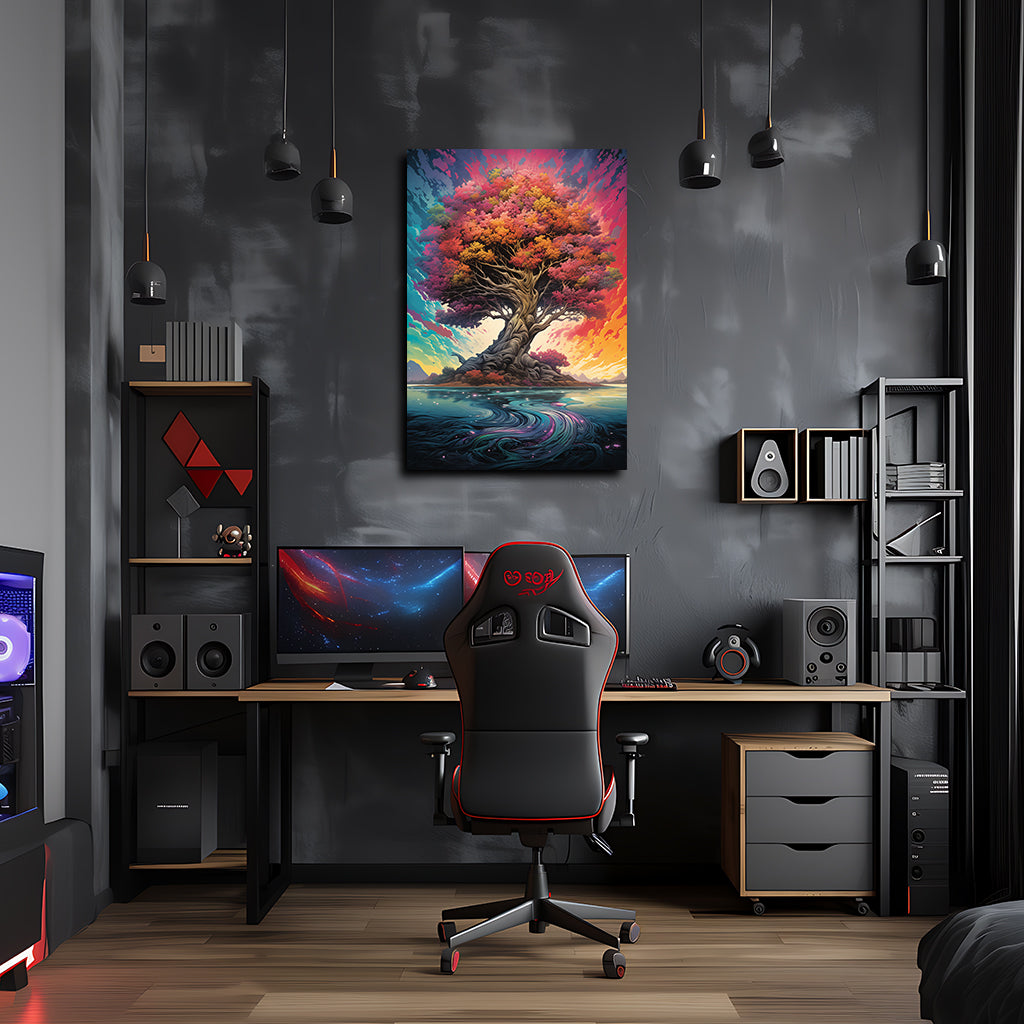 טבע | יצירות אמנות של עץ גדול מאת @leinwandbild24