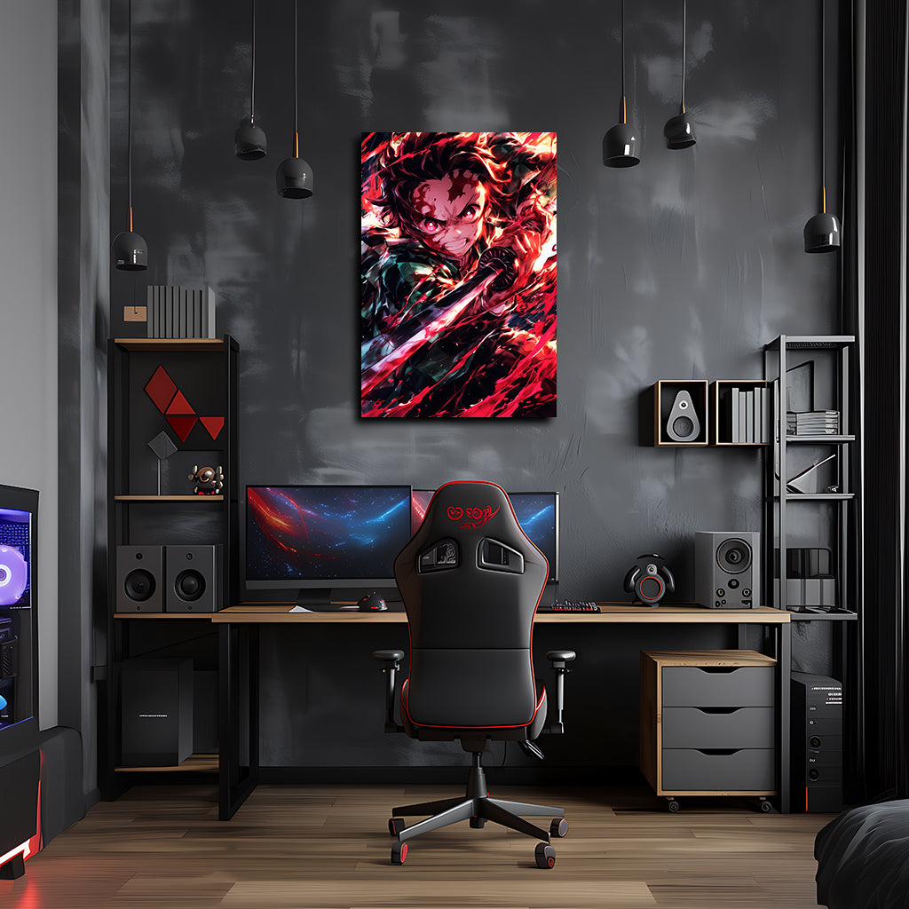 קוטל השדים | יצירות אמנות של Tanjiro מאת @faissal_thomas