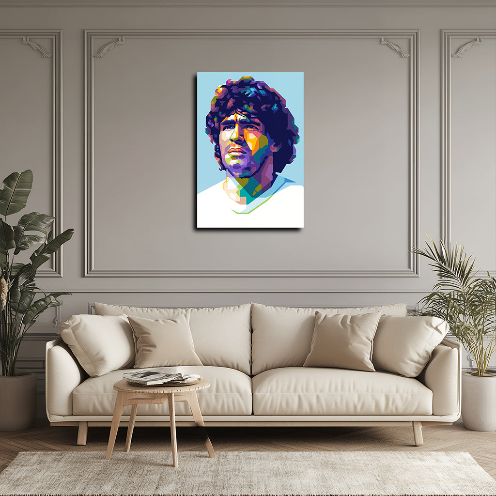 ארגנטינאי | יצירות אמנות של דייגו מראדונה מאת @gil_topann