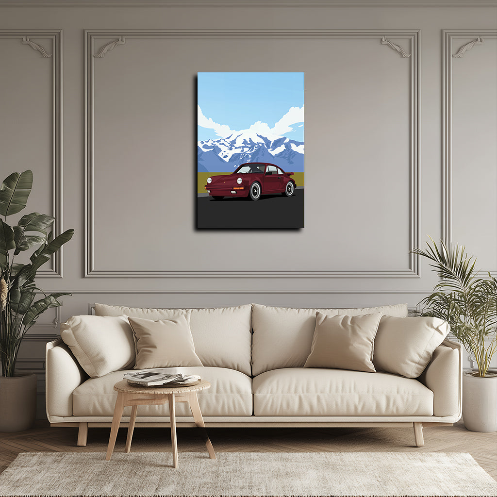 פורשה | יצירות אמנות של פורשה מאת @Bigrawstudios