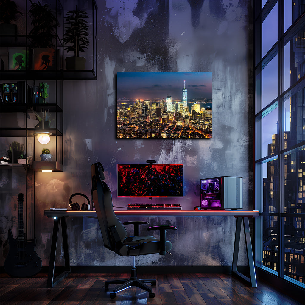 ערים | יצירות אמנות במרכז העיר ניו יורק מאת @leinwandbild24