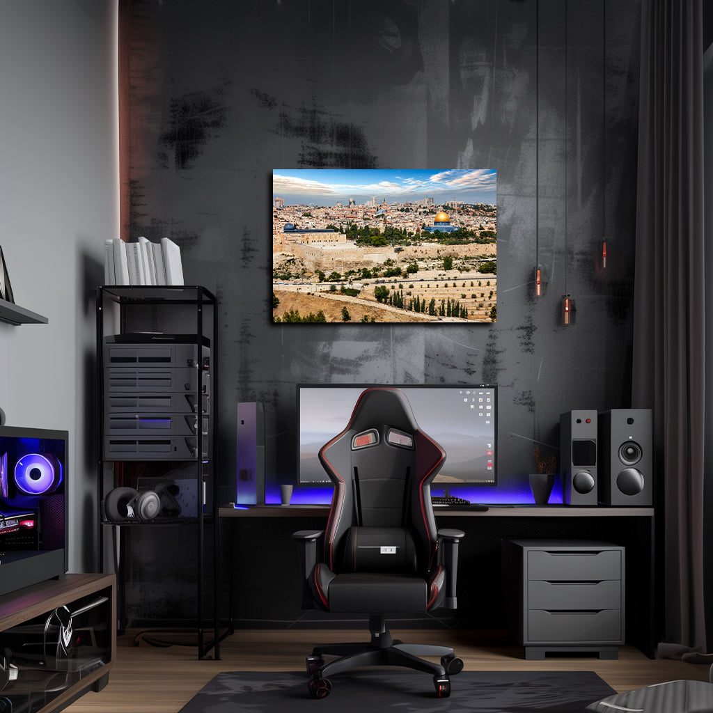 ערים | יצירות אמנות ירושלים ישראל מאת @leinwandbild24