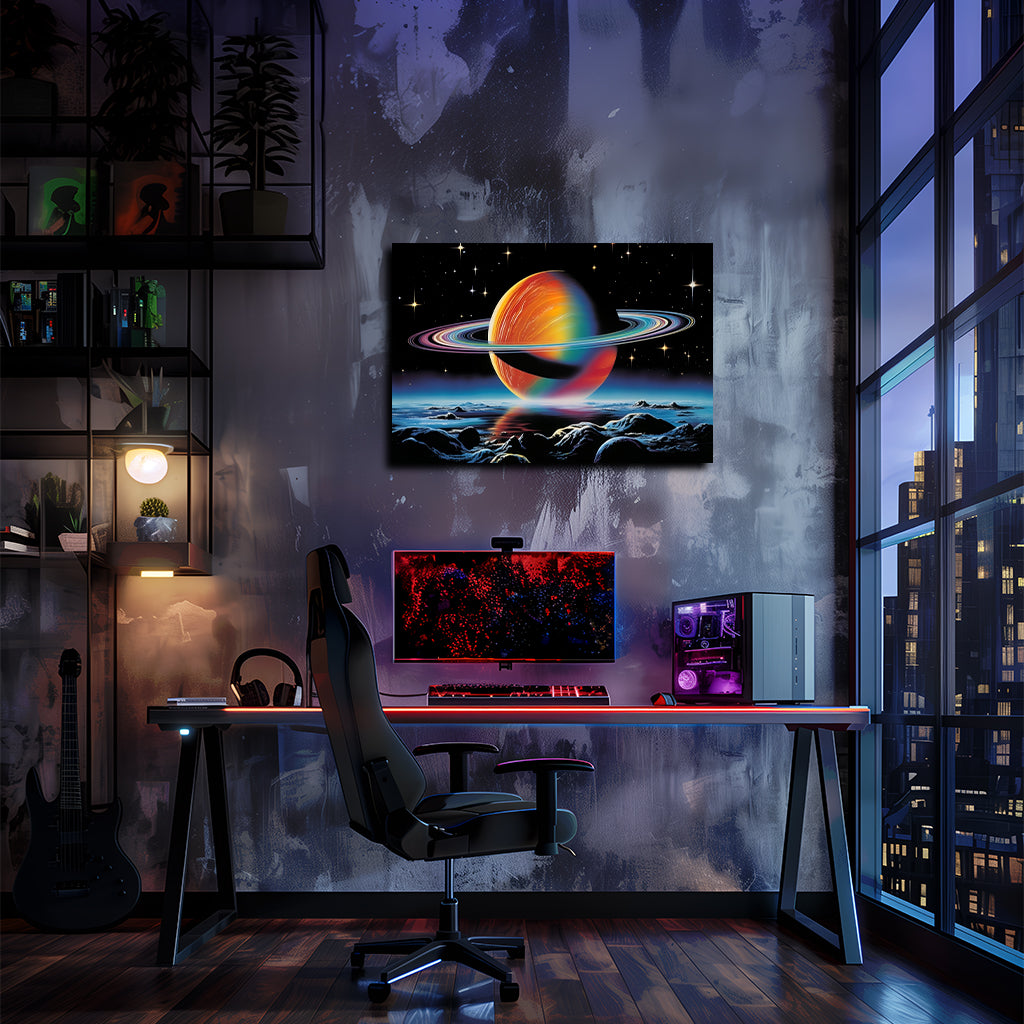 חלל | יצירות אמנות של שבתאי מאת @leinwandbild24