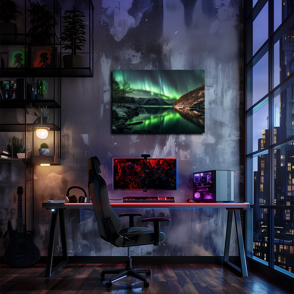 טבע | יצירות אמנות של הזוהר הצפוני מאת @leinwandbild24