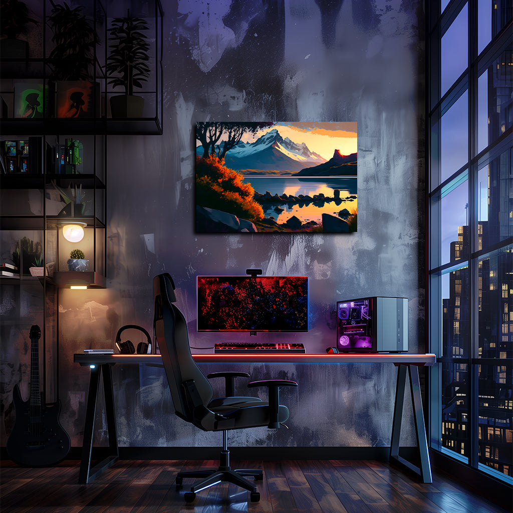 טבע | יצירות אמנות של הרים מאת @leinwandbild24