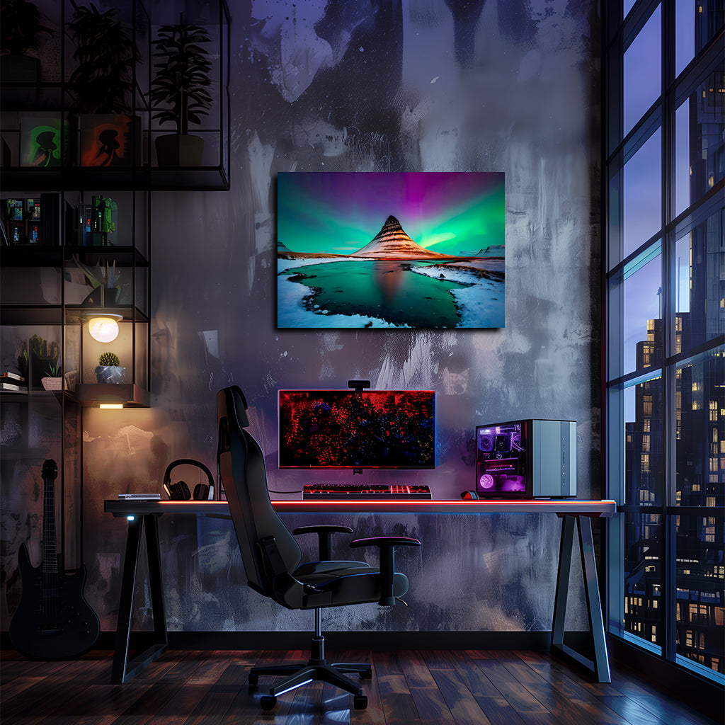 טבע | יצירות אמנות של אור צפון אורה מאת @leinwandbild24