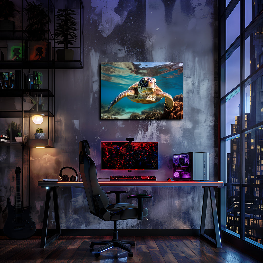 טבע | יצירות אמנות של Seaturtle מאת @leinwandbild24