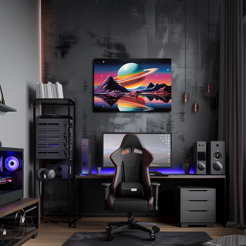 חלל | יצירות אמנות של שבתאי מאת @leinwandbild24