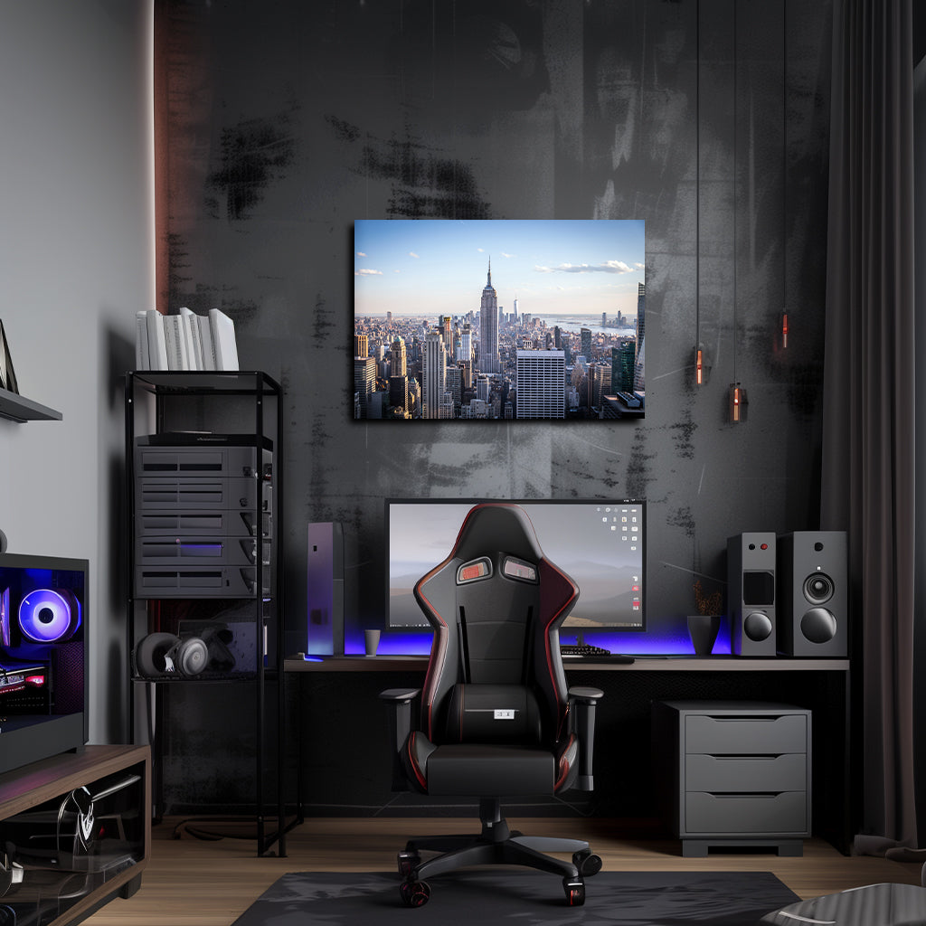 ערים | אמפייר סטייט בניין ניו-יורק יצירות אמנות מאת @leinwandbild24