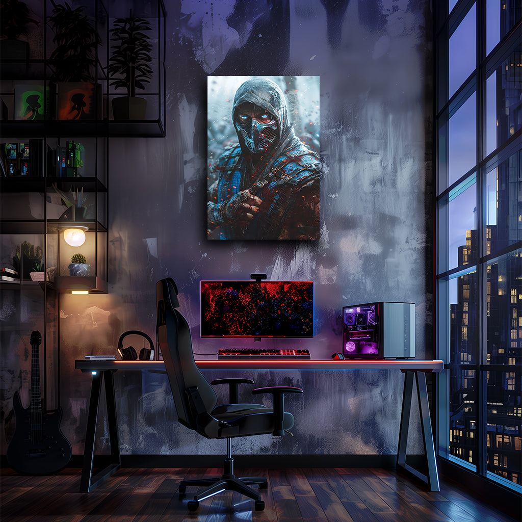 מורטל קומבט | יצירת אמנות תת-אפס מאת @zegidesignai