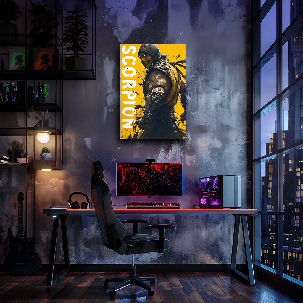 מורטל קומבט | יצירות אמנות עקרב מאת @zegidesignai