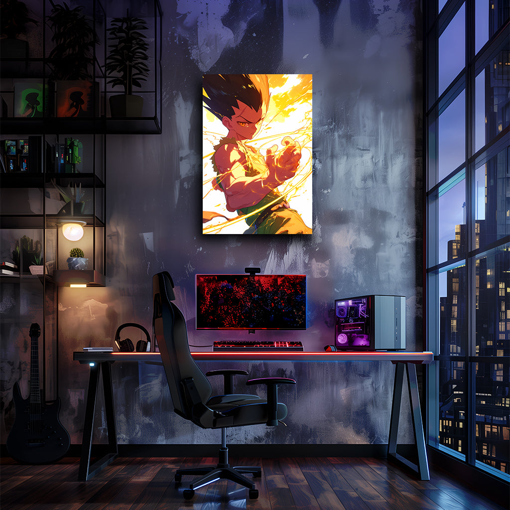 האנטר x האנטר | יצירת אמנות Gon Freecss מאת @Sublixe