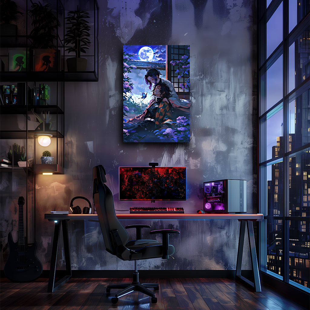 קוטל השדים | יצירות אמנות של Shinobu & Giyu מאת @vid_mation