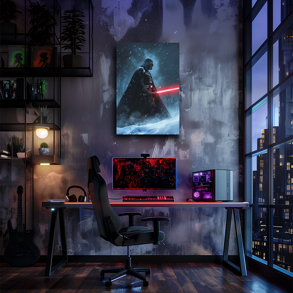 מלחמת הכוכבים | יצירת אמנות של דארת' ויידר מאת @sublixe