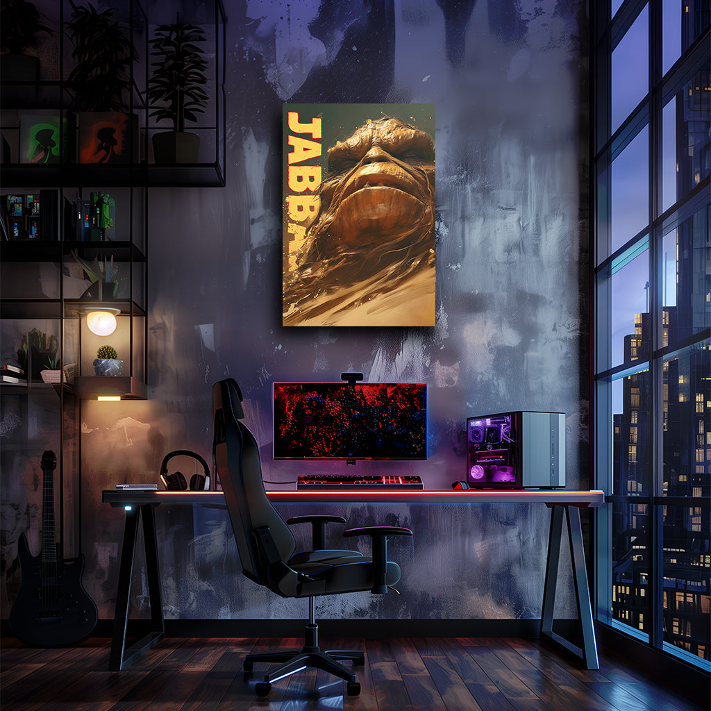 מלחמת הכוכבים | יצירות אמנות של Jabba מאת @zegidesignai