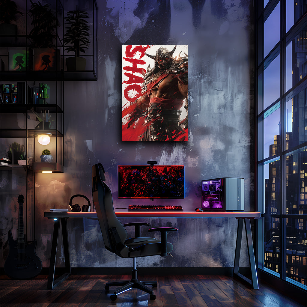 מורטל קומבט | יצירות אמנות של Shao Kahn מאת @zegidesignai