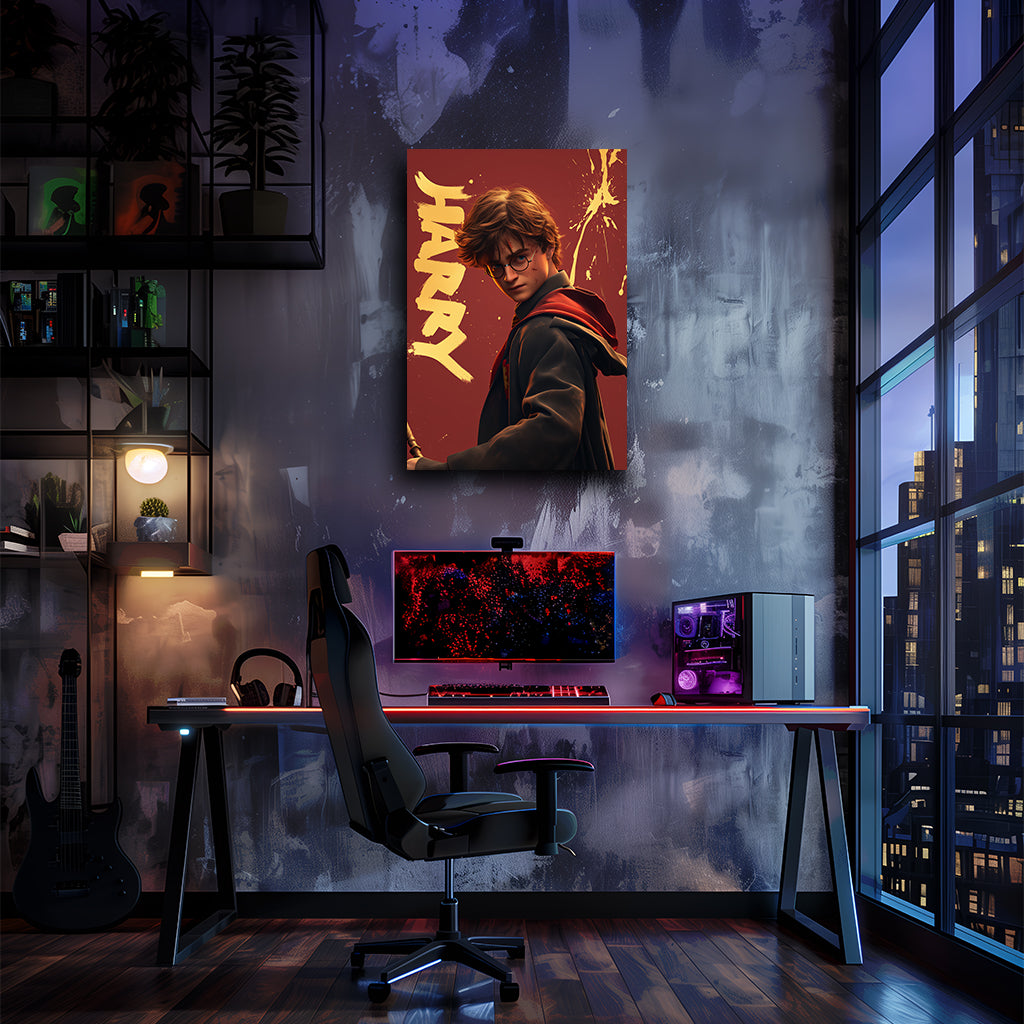 הארי פוטר | יצירות אמנות של הארי מאת @zegidesignai