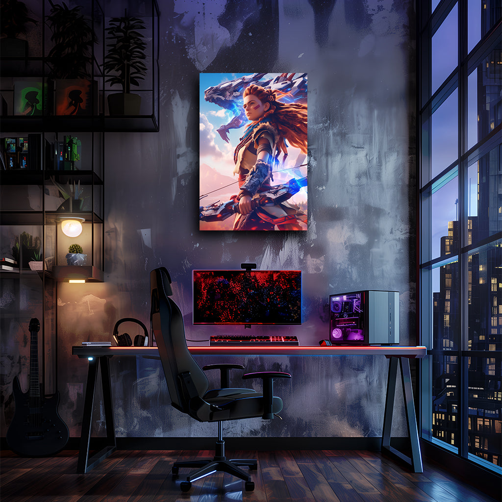 אופק | יצירות אמנות אלואי מאת @ak_aigaming