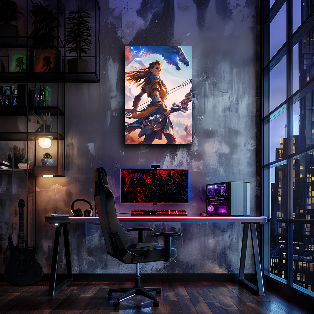 אופק | יצירות אמנות אלואי מאת @ak_aigaming