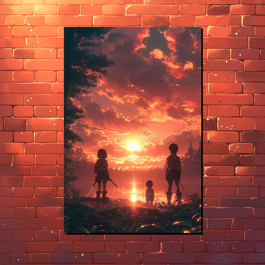 התקפה על טיטאן | יצירות אמנות של AOT Sunset מאת @Artfinity007