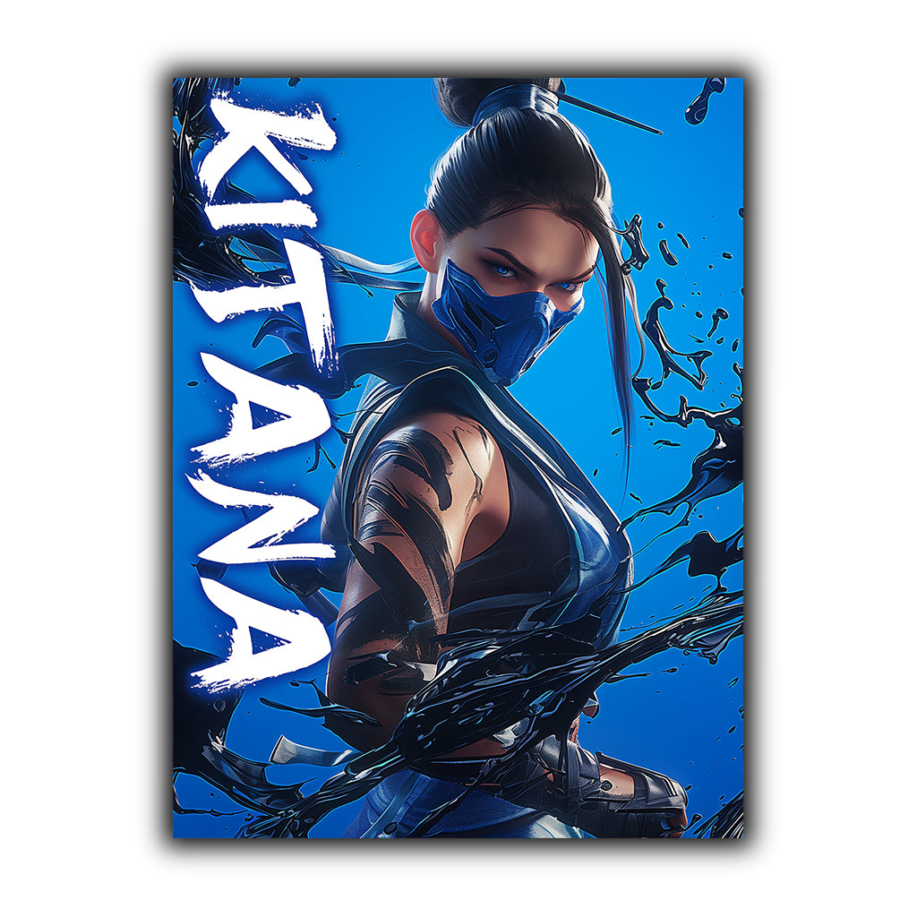 מורטל קומבט | יצירות אמנות של Kitana מאת @zegidesignai