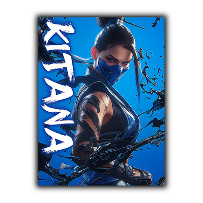 מורטל קומבט | יצירות אמנות של Kitana מאת @zegidesignai