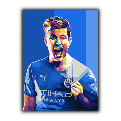 מנצ'סטר סיטי | יצירת אמנות של De Bruyne מאת @gil_topann