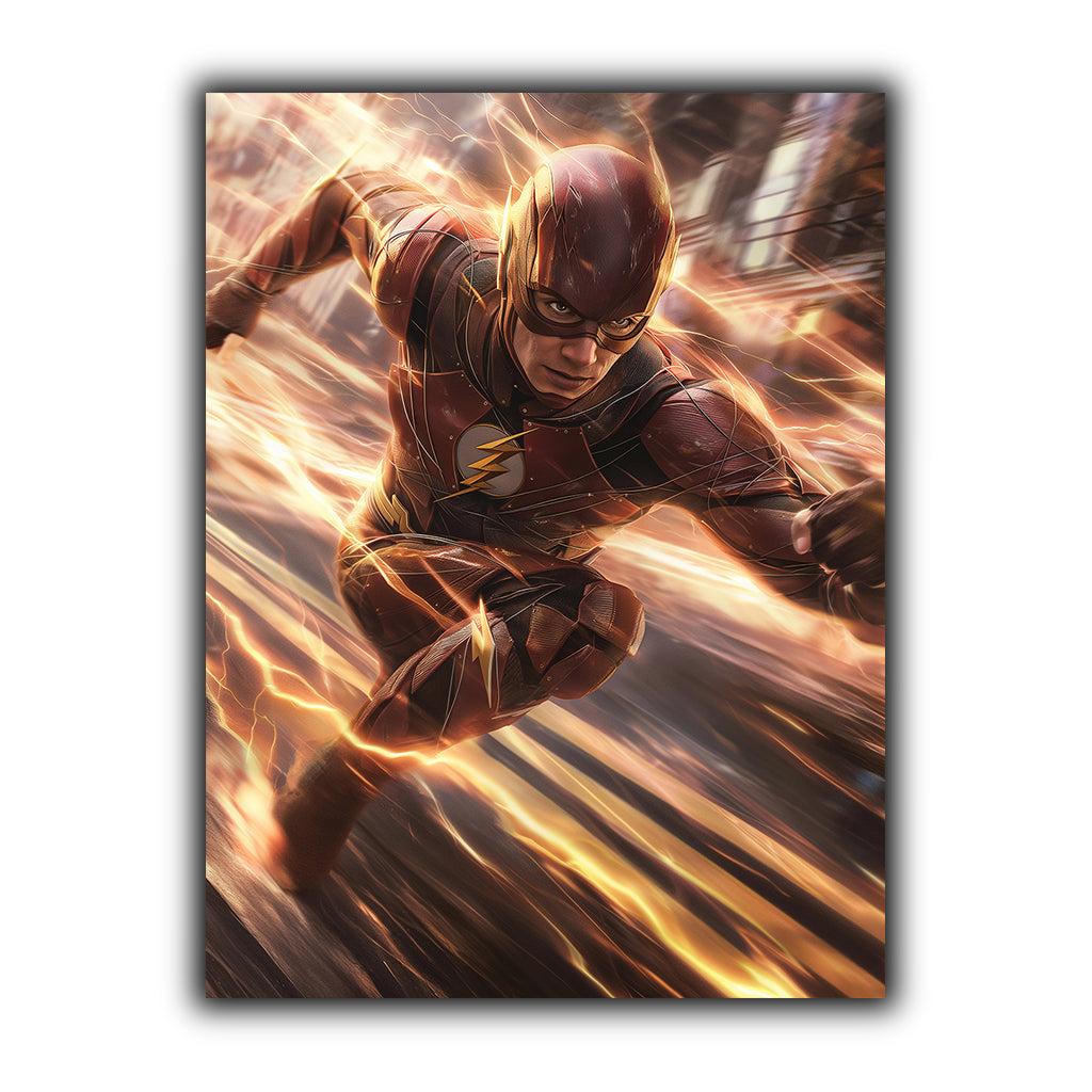 DC-Comics | יצירת האמנות הפלאש מאת @zegidesignai