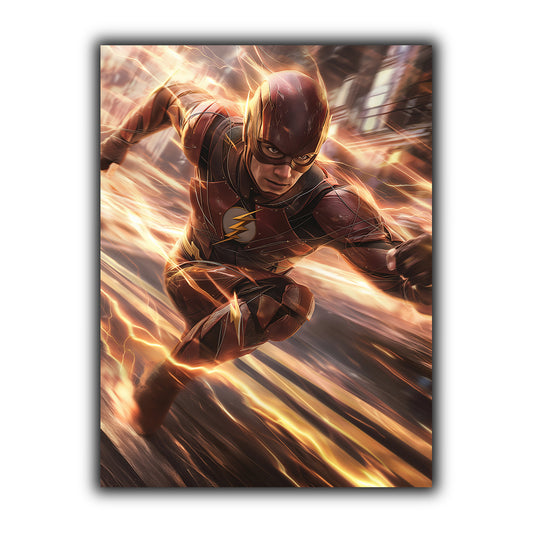 DC-Comics | יצירת האמנות הפלאש מאת @zegidesignai