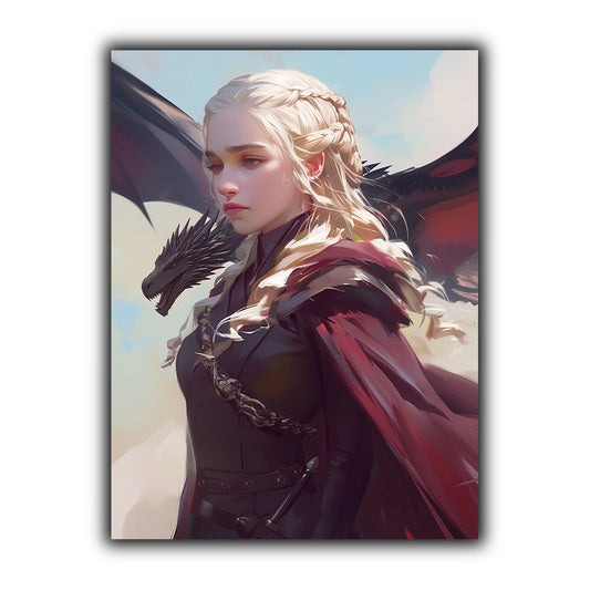 משחקי הכס | יצירת אמנות של Khaleesi מאת @sublixe