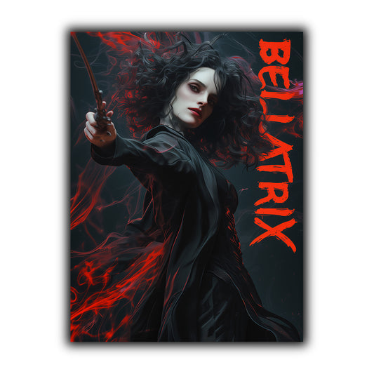 הארי פוטר | יצירות אמנות של Bellatrix מאת @zegidesignai