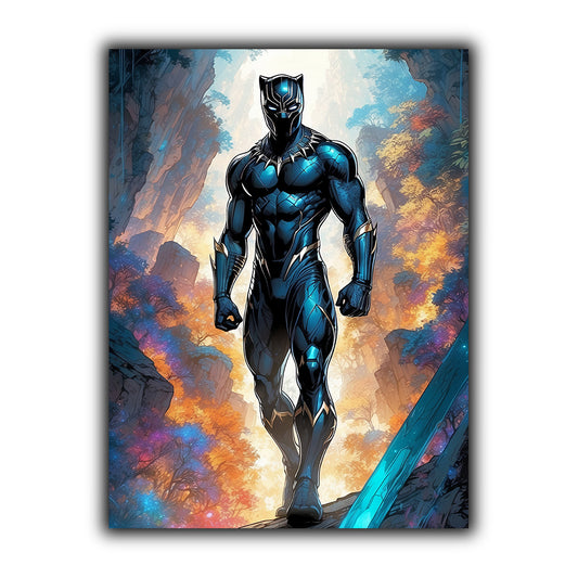 מארוול | יצירת אמנות של פנתר שחור מאת @dreameaterart460