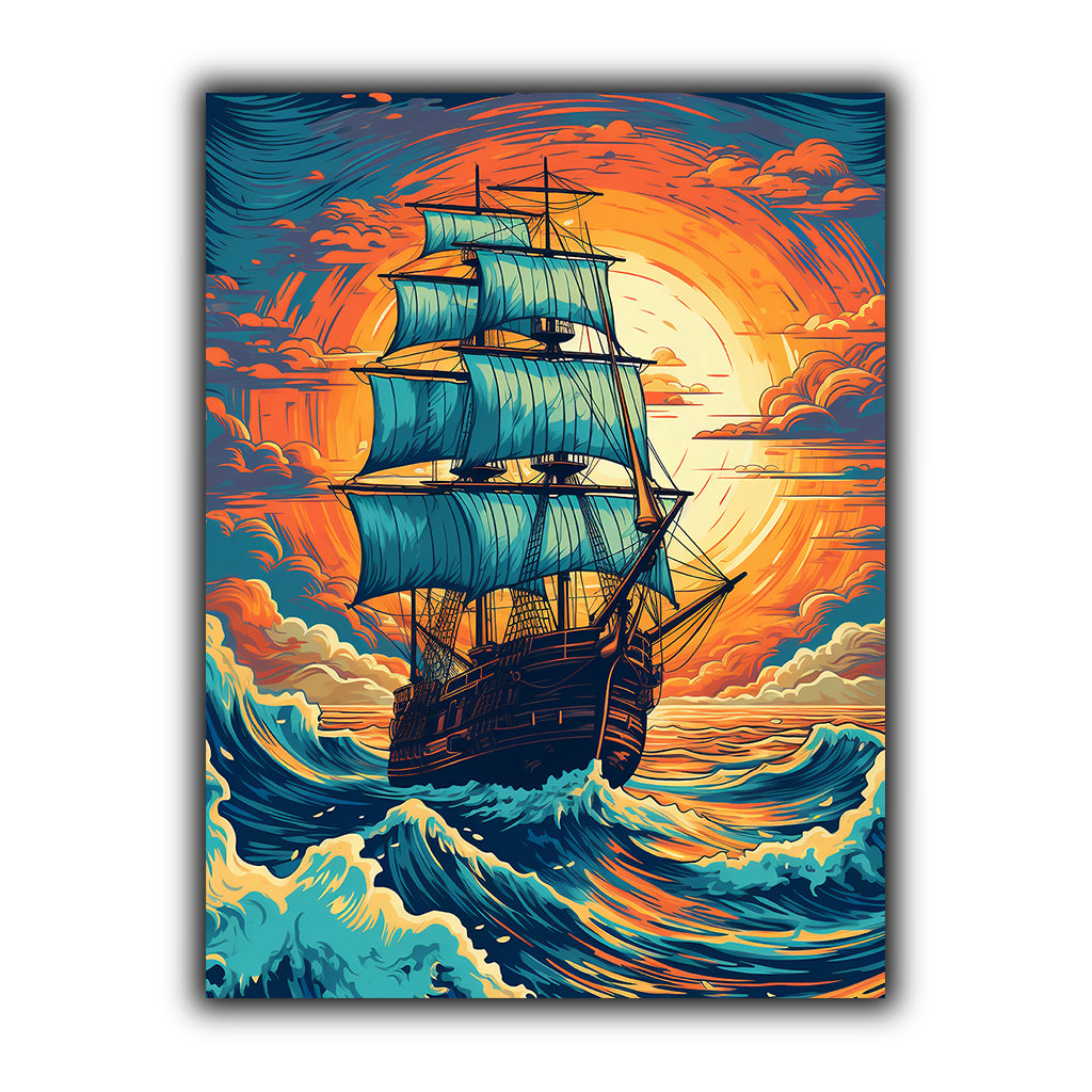 טבע | יצירות אמנות של Segelschiff מאת @leinwandbild24