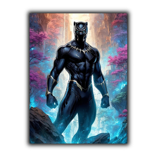 מארוול | יצירת אמנות של פנתר שחור מאת @dreameaterart460