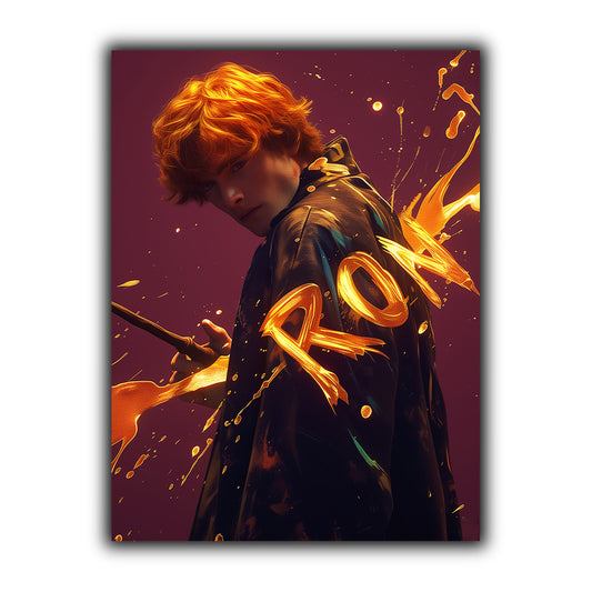 הארי פוטר | רון וויזלי יצירות אמנות מאת @zegidesignai