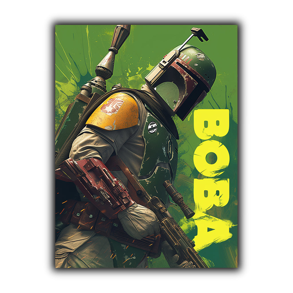 המנדלוריאן | יצירת אמנות של Boba Fett מאת @zegidesignai