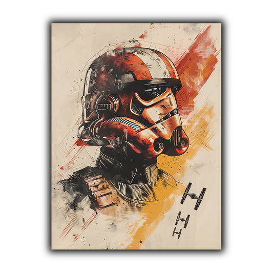 מלחמת הכוכבים | יצירות אמנות של Stormtrooper מאת @sublixe